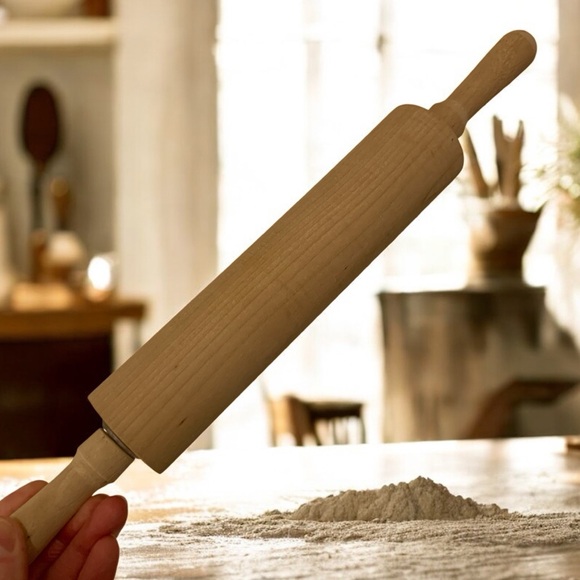 Other - Vintage Wooden Rolling Pin / Classic Rolling Pin / Baking Wooden Rolling Pin.